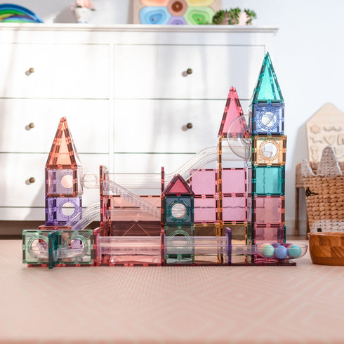 CONNETIX - 106 Piece Pastel Ball Run Pack